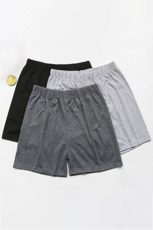 The Ella 3-Pack Elastic Waist Shorts