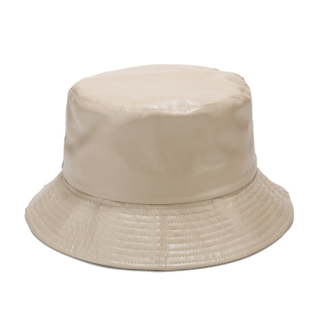 Madilynn Leather Bucket Hat