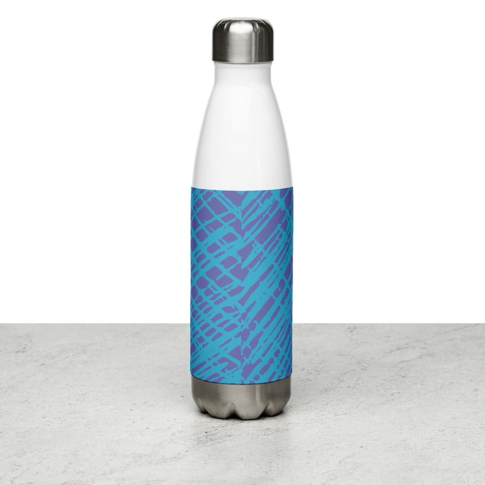 Blue Lines Water Bottle