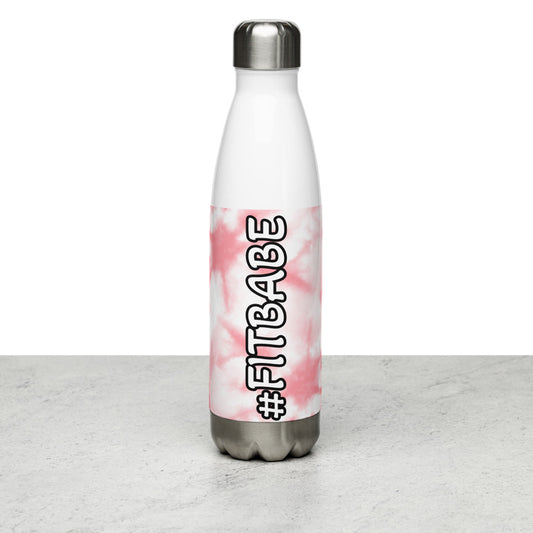 Pink Tie Dye  Water Bottle