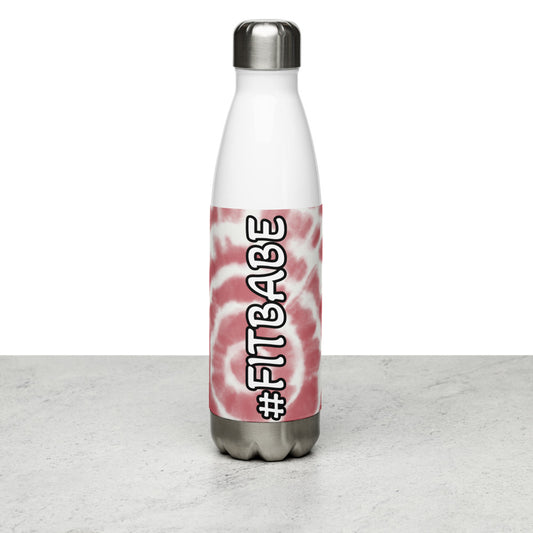 Pink Swirl Water Bottle
