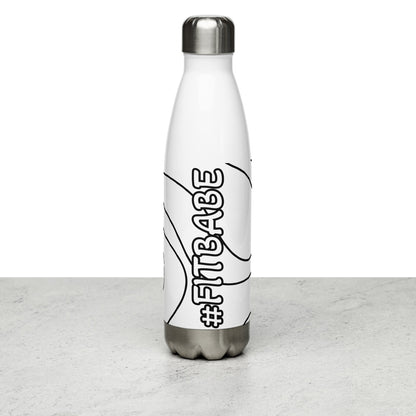 White Modern Water Bottle