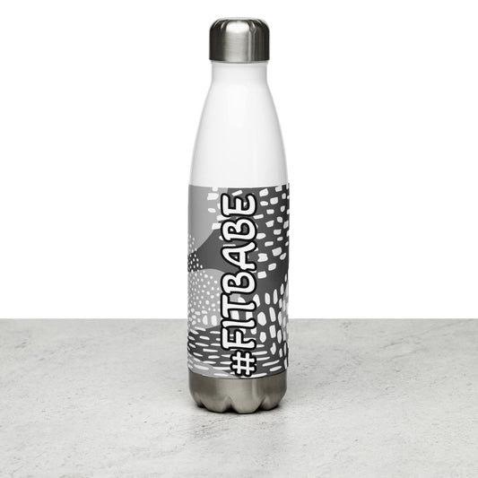 Gray Art  Water Bottle