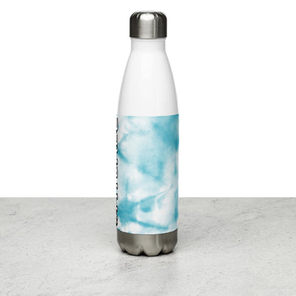Sky Blue Tie Dye Water Bottle