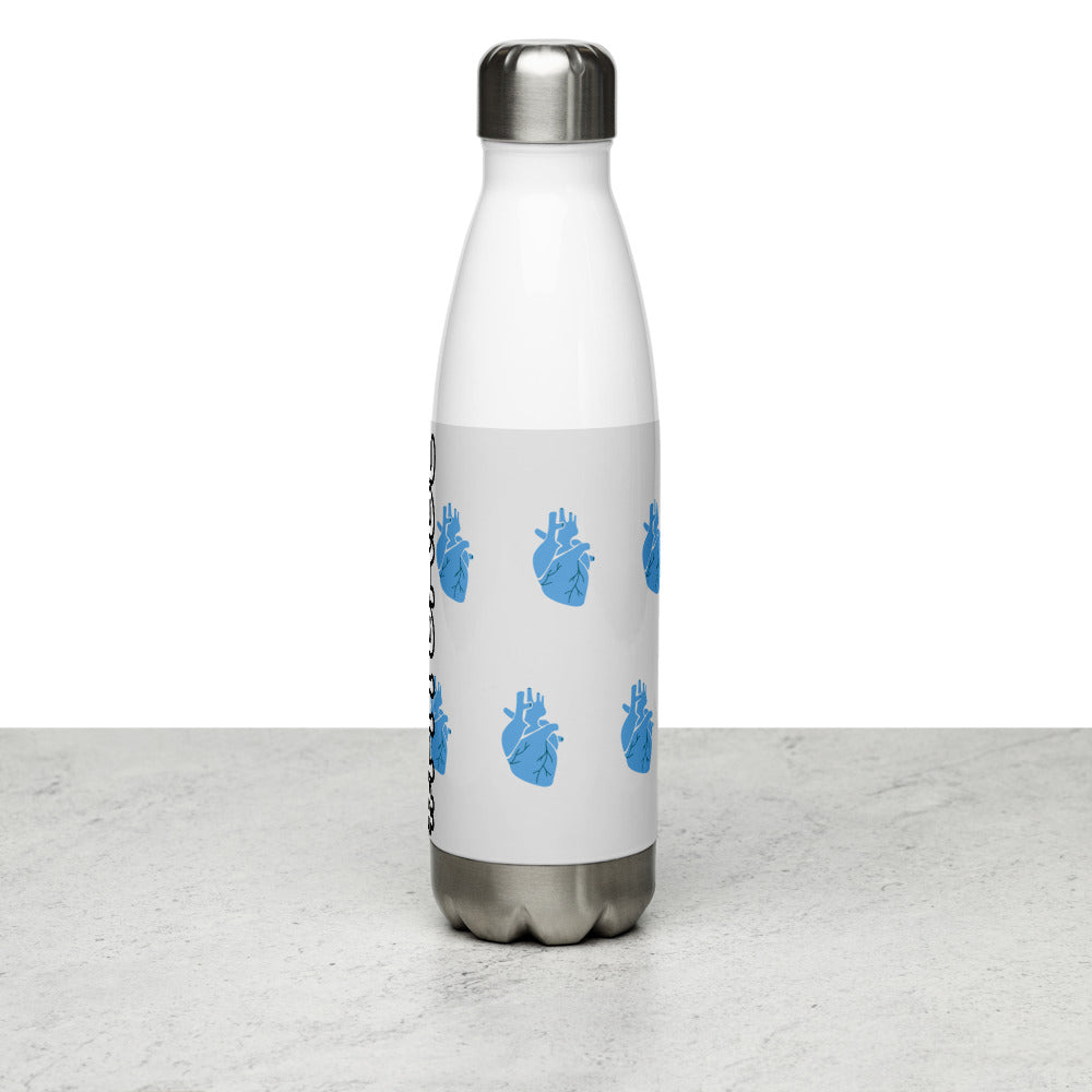 Blue Heart Water Bottle
