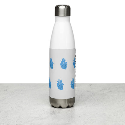 Blue Heart Water Bottle