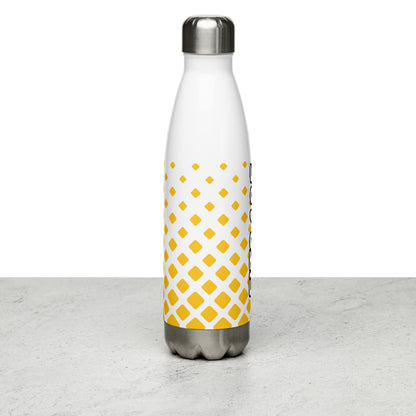 Yellow Diamonds Water Bottle